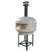 WPPO 48" Professional Lava Digital Controlled Wood Fired Pizza Oven with Convection Fan WKPM-D1200