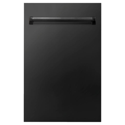 ZLINE 18 in. Top Control Dishwasher In Black Stainless Steel DW-BS-18