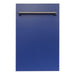 ZLINE 18 in. Top Control Dishwasher In Blue Matte Stainless Steel DW-BM-18