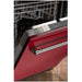 ZLINE 18 in. Top Control Dishwasher In Red Gloss Stainless Steel DW-RG-18