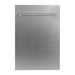 ZLINE 18 in. Top Control Dishwasher with Traditional Handle in Stainless Steel DW-304-H-18