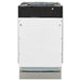 ZLINE 18 in. Top Control Tall Dishwasher In Blue Gloss with 3rd Rack DWV-BG-18