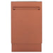 ZLINE 18 in. Top Control Tall Dishwasher In Copper with 3rd Rack DWV-C-18