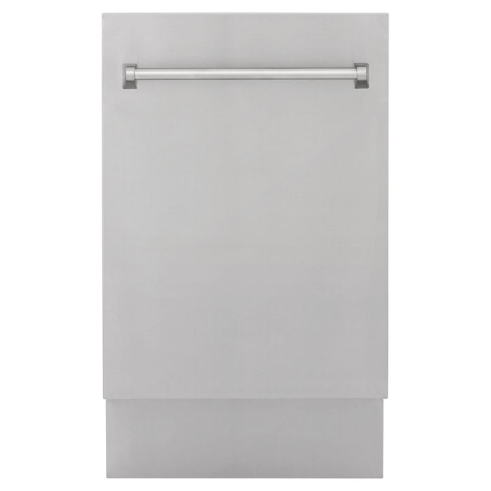 ZLINE 18 in. Top Control Tall Dishwasher In Stainless Steel with 3rd Rack DWV-304-18