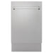 ZLINE 18 in. Top Control Tall Tub Dishwasher In DuraSnow Stainless Steel and 3rd Rack DWV-SN-18