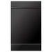 ZLINE 18 Inch Compact Black Stainless Steel Top Control Dishwasher with Stainless Steel Tub and Modern Style Handle DW-BS-H-18