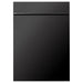 ZLINE 18 Inch Compact Black Stainless Steel Top Control Dishwasher with Stainless Steel Tub and Modern Style Handle DW-BS-H-18