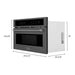 ZLINE 2-Piece Appliance Package - 30-inch Electric Wall Oven with Self-Clean and 30-inch Build-In Microwave Oven in Black Stainless Steel (2KP-MW30-AWS30BS)