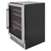 ZLINE 24" Dual Zone 44-Bottle Wine Cooler in Stainless Steel - Monument Series, RWV-UD-24