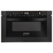 ZLINE 24 in. 1.2 Cu. Ft. Microwave Drawer In Black Stainless Steel MWD-1-BS