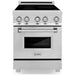 ZLINE 24 In. 2.8 cu. ft. Induction Range with a 3 Element Stove and Electric Oven in Stainless Steel, RAIND-24