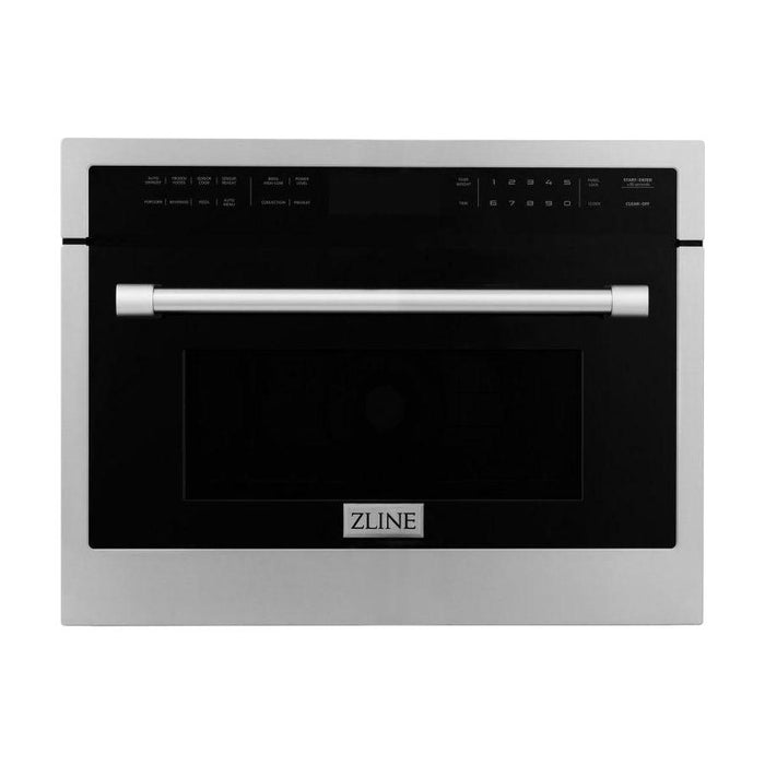 ZLINE 24 in. Built-in Convection Microwave Oven in Stainless Steel with Speed and Sensor Cooking MWO-24