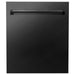 ZLINE 24 in. Top Control Dishwasher in Black Stainless Steel DW-BS-24