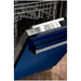 ZLINE 24 in. Top Control Dishwasher In Blue Gloss with Stainless Steel Tub DW-BG-24