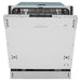 ZLINE 24 in. Top Control Dishwasher in Custom Panel Ready with Stainless Steel Tub DW7713-24