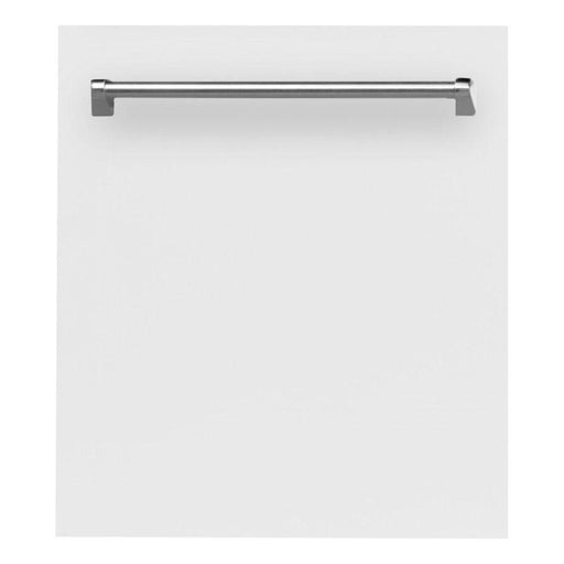 ZLINE 24 in. Top Control Dishwasher in White Matte with Stainless Steel Tub DW-WM-24