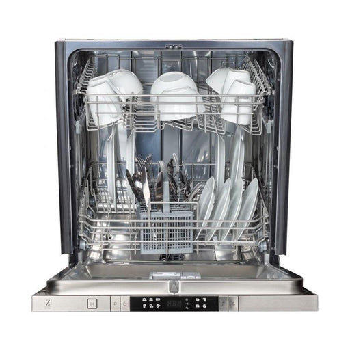 ZLINE 24 in. Top Control Dishwasher in White Matte with Stainless Steel Tub DW-WM-24