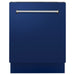 ZLINE 24 in. Top Control Tall Dishwasher In Blue Gloss with 3rd Rack DWV-BG-24