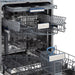 ZLINE 24 in. Top Control Tall Dishwasher In Blue Gloss with 3rd Rack DWV-BG-24