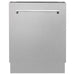 ZLINE 24 in. Top Control Tall Tub Dishwasher In DuraSnow Stainless Steel and 3rd Rack DWV-SN-24