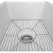 ZLINE 24 in. Venice Farmhouse Apron Front Reversible Single Bowl Fireclay Kitchen Sink with Bottom Grid in White Gloss FRC5120-WH-24