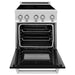 ZLINE 24 Inch 2.8 cu. ft. Induction Range with a 3 Element Stove and Electric Oven In Black Matte RAIND-BLM-24