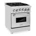 ZLINE 24 Inch 2.8 cu. ft. Range with Gas Stove and Gas Oven In Stainless Steel RG24