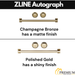 ZLINE 24 Inch Autograph Edition Dual Fuel Range In DuraSnow Stainless Steel with White Matte Door and Gold Accents RASZ-WM-24-G