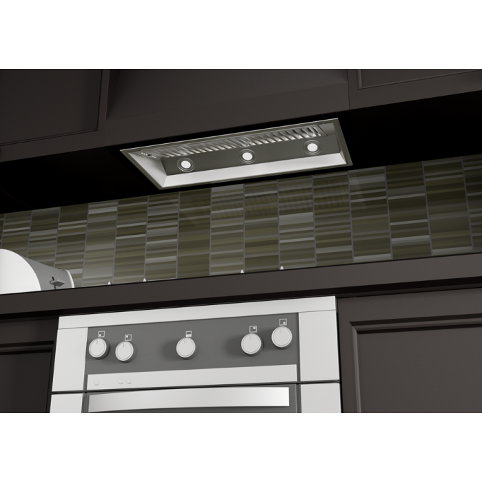 ZLINE 28 In. Remote Blower Ducted Range Hood Insert in Stainless Steel 695-RD-28