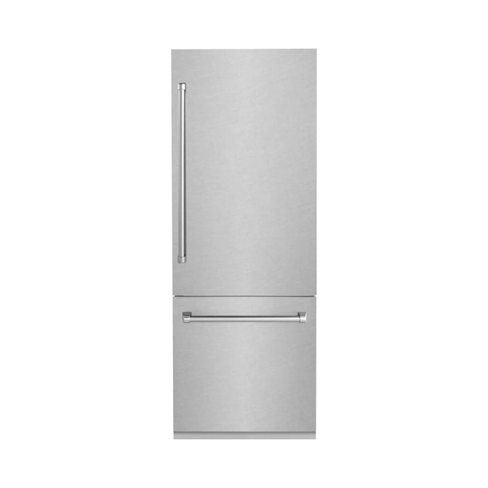 ZLINE 30" 16.1 cu. ft. Built-In Refrigerator with Internal Water and Ice Dispenser in Fingerprint Resistant Stainless Steel, RBIV-SN-30