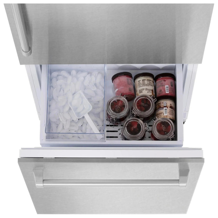 ZLINE 30" 16.1 cu. ft. Built-In Refrigerator with Internal Water and Ice Dispenser in Fingerprint Resistant Stainless Steel, RBIV-SN-30