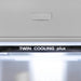 ZLINE 30" Autograph 16.1 cu. ft. Built-In Refrigerator with Internal Water and Ice Dispenser in Fingerprint Resistant Stainless Steel with Gold Accents, RBIVZ-SN-30-G