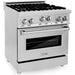 ZLINE 30 Gas Range, 30 Range Hood and Dishwasher Appliance Package