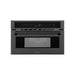 ZLINE 30 In. 1.55 cu ft. Built-in Convection Microwave Oven in Black Stainless Steel with Speed and Sensor Cooking, MWO-30-BS