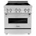 ZLINE 30 In. 4.0 cu. ft. Induction Range with a 4 Element Stove and Electric Oven in Stainless Steel, RAIND-30