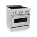 ZLINE 30 In. 4.0 cu. ft. Induction Range with a 4 Element Stove and Electric Oven in Stainless Steel, RAIND-30