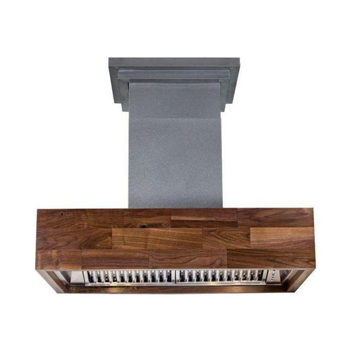 ZLINE 30 In. Convertible Designer Series Wooden Wall Mount Range Hood In Butcher Block 681W-30