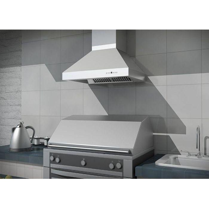 ZLINE 30 In. Convertible Outdoor Wall Mount Range Hood In Outdoor Approved Stainless Steel 667-304-30