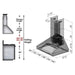 ZLINE 30 in. Convertible Vent Wall Mount Range Hood In Outdoor Approved Stainless Steel 697-304-30