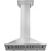 ZLINE 30 in. Convertible Vent Wall Mount Range Hood in Stainless Steel with Crown Molding, KBCRN-30