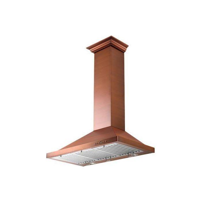 Copper Finish Range Hoods