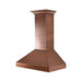 ZLINE 30 in. Copper Wall Range Hood with Crown Molding 8667C-30