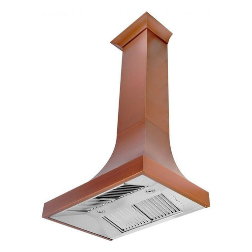 ZLINE 30 in. Designer Series Copper Finish Wall Range Hood 8632C-30