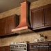 ZLINE 30 in. Designer Series Copper Finish Wall Range Hood 8632C-30