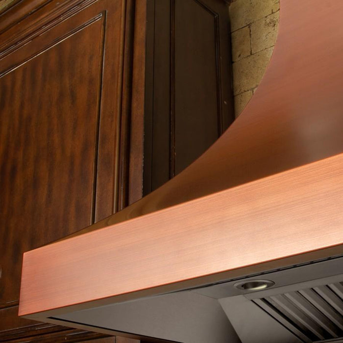 ZLINE 30 in. Designer Series Copper Finish Wall Range Hood 8632C-30