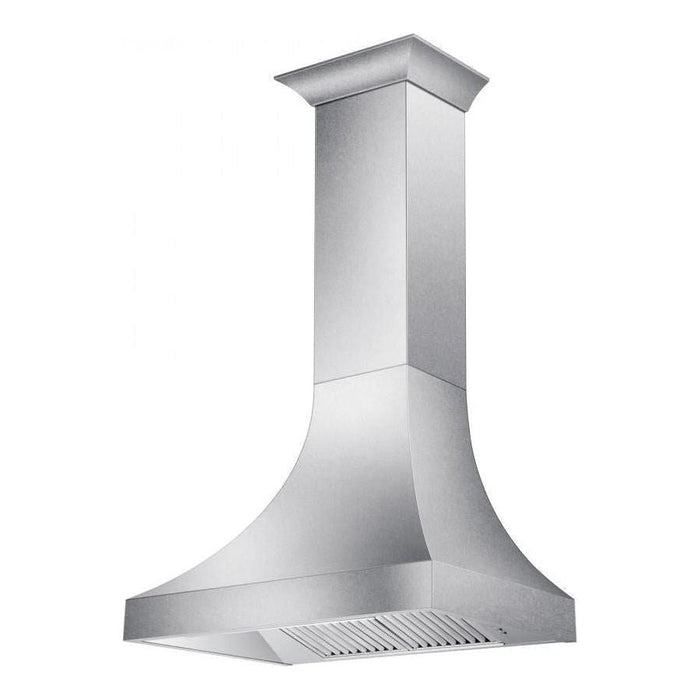 ZLINE 30 in. Designer Series DuraSnow Stainless Finish Indoor Wall Range Hood 8632S-30