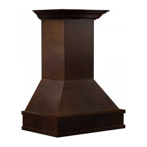 ZLINE 30 in. Designer Wooden Wall Mount Range Hood In Walnut and Hamilton 329WH-30