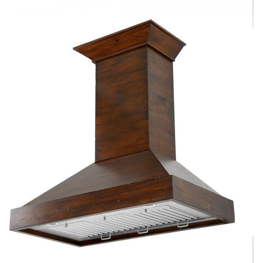 ZLINE 30 in. Designer Wooden Wall Mount Range Hood in Walnut, KBRR-30