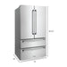 ZLINE 30 in. Dual Fuel Range, Range Hood, 3 Rack Dishwasher and Refrigerator Appliance Package 4KPR-RARH30-DWV