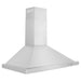 ZLINE 30 in. Dual Fuel Range with White Matte Door and 30 in. Range Hood Appliance Package 2KP-RAWMRH30